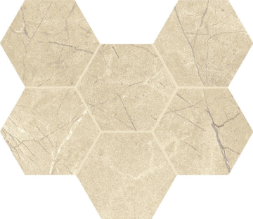 Керамогранит 620110000066 Charme Extra Arcadia Mosaico Hexagon 25x29 Italon