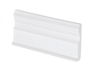 Керамогранит 67103B Плинтус White 10,5x25 Serapool
