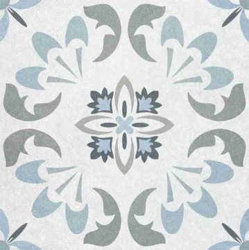 Керамогранит 737497 K Stampino Grey Deco Серый Светлый 45х45 Kirovit