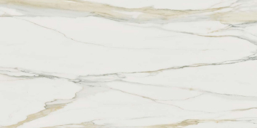 Керамогранит 750682 I Classici Calacatta Gold Glossy Ret 6mm 120x240 Rex Ceramiche