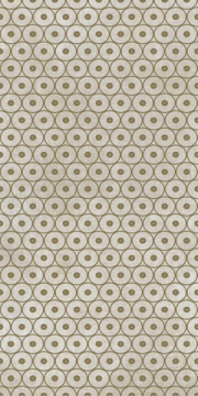Керамогранит 752603 Tesori Decoro Anelli Bianco Bronzo 6mm 120x240 Cedit