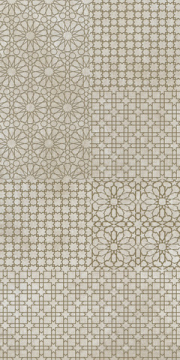 Керамогранит 752611 Tesori Decoro Monile Bianco Bronzo 6mm 120x240 Cedit