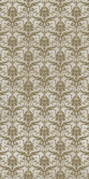 Керамогранит 752619 Tesori Decoro Broccato Bianco Bronzo 6mm 120x240 Cedit