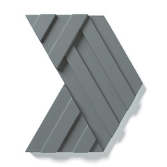 Керамогранит 760362 Rilievi 02 Ombra 45mm 36x31 Cedit
