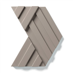 Керамогранит 760363 Rilievi 02 Tortora 45mm 36x31 Cedit