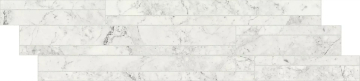 Керамогранит 760945 Exalt Fairy White Listello Sfalsato Mix 15x60 Cerim