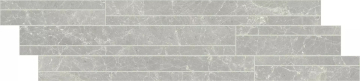 Керамогранит 760949 Exalt Silver Light Listello Sfalsato Mix 15x60 Cerim
