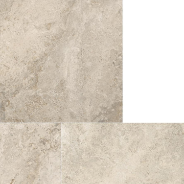 Керамогранит 76120 Esedra 2.0 Crema Kit Set (3 Pcs) 40x80 40x40 80x80 Gardenia Orchidea (Versace)