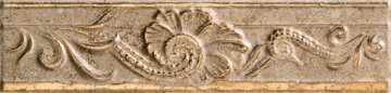 Керамогранит 76133 FASCIA RILIEVO NOCE ORO 10x40 Gardenia Orchidea (Versace)
