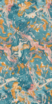 Керамогранит 763507 Araldica Base Azzurro Lucida R 6mm 120x240 Cedit