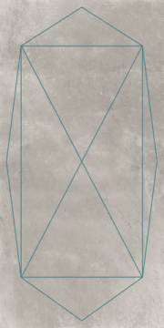 Керамогранит 763519 Araldica Cemento Blasone Smeraldo Mat R 6mm 120x240 Cedit