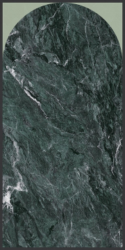 Керамогранит 764110 Policroma Arco Alpi-Lichene Mat Ret 6mm 120x240 Cedit