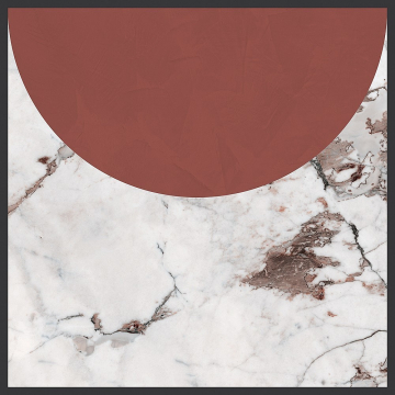 Керамогранит 764135 Policroma Volta Breccia-Mattone Mat Ret 6mm 120x120 Cedit