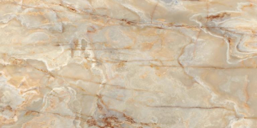 Керамогранит 765888 Onyx&More Golden Onyx Satin Ret 6mm 120x240 Casa Dolce Casa