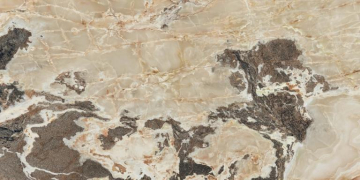 Керамогранит 765890 Onyx&More Golden Blend Satin Ret 6mm 120x240 Casa Dolce Casa
