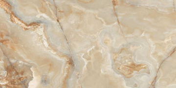 Керамогранит 765986 Onyx&More Golden Onyx Glossy Rett 6mm 160x320 Casa Dolce Casa