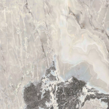 Керамогранит 766001 Onyx&More Silver Blend Glossy Ret 6mm 160x160 Casa Dolce Casa