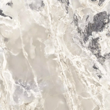 Керамогранит 766014 Onyx&More White Blend Glossy Ret 6mm 80x80 Casa Dolce Casa