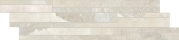 Керамогранит 766710 Rock Salt White Gold Listello Sfalsato Mix 15x60 Cerim