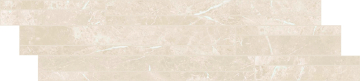 Керамогранит 767035 Elemental Cream Dolomia Listello Sfalsato Mix 15x60 Cerim