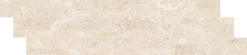 Керамогранит 767035 Elemental Cream Limestone Listello Sfalsato Mix 15x60 Cerim