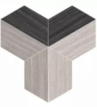 Керамогранит 775398 Nature Mood Hexagon Mix 1 Comfort 6mm 60x60 Casa Dolce Casa