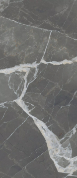Керамогранит 776335 Stones 2.0 Calacatta Black Comfort Ret 6mm 120x280 Casa Dolce Casa