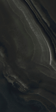 Керамогранит 779256 Eccentric Luxe Smoky Black Glossy 9mm 60x120 Rex Ceramiche