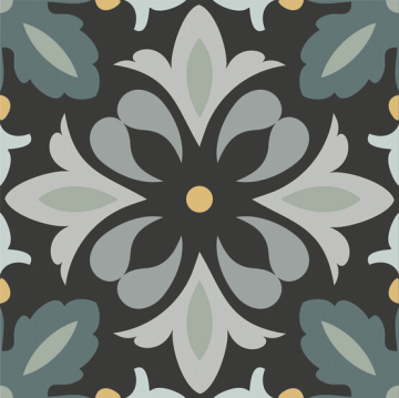 Керамогранит A038627 Daisy NIGHT 15x15 Ape Ceramica