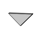 Керамогранит A4ZS Prism Graphite Corner A.E. 1x1 Atlas Concorde