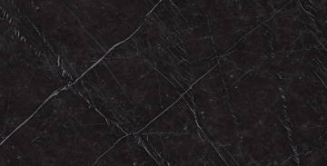 Керамогранит A7GI Marvel Nero Marquina Lappato 2PZ 75x150 Atlas Concorde