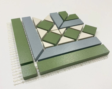 Керамогранит Агата Угол Микс 2 (01/07/08/01) MR 262х190х172 Metlaha