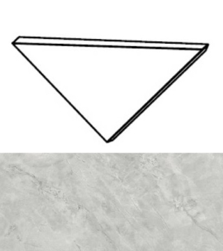 Керамогранит AGKD Marvel Grey Cloud Corner A.E. Lappato 1x1 Atlas Concorde