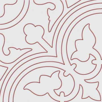 Керамогранит Alhambra Rojo 25x25 Keros Ceramica