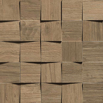 Керамогранит AMV8 Axi Brown Chestnut Mosaico 3D 35x35 Atlas Concorde