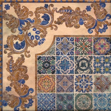Керамогранит Ang. Roseton IBERIA 33*33 Cifre