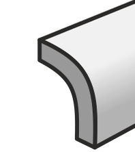 Керамогранит Anima Statuario Venato Angolo Sigaro 2*2 Caesar