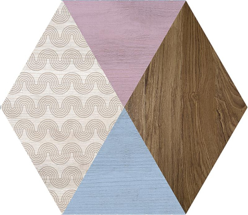 Керамогранит Art Deco Hexa 23,2x26,7 ITT Ceramic