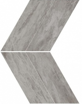 Керамогранит AS1U Marvel Stone Bardiglio Grey Chevron Lappato 22,5X22,9 Atlas Concorde