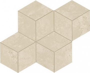 Керамогранит AS2H Marvel Stone Cream Prestige Mosaico Esag. Lapp 30x35 Atlas Concorde