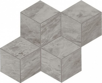Керамогранит AS2I Marvel Bardiglio Grey Mosaico Esagono Lapp 30x35 Atlas Concorde