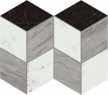 Керамогранит AS2L Marvel Mosaico Esagono Geo Cold Lappato 25,4x35,2 Atlas Concorde