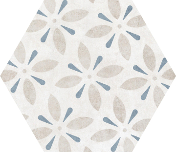 Керамогранит Atrium Hex Alpha Mix-Azul 25.8x29 Pamesa