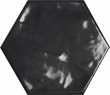 Керамогранит B Chiara negro hex 20x24 Ecoceramic