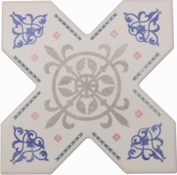 Керамогранит Becolors Cross Dec. Arabesque 13.25х13.25 Cevica