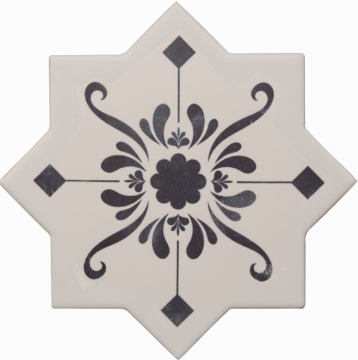 Керамогранит Becolors Star Dec. Stencil Navy 13.25х13.25 Cevica