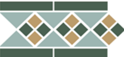 Керамогранит Border LISBON with 1 strip (Tr.13 Dots 18+03 Strips 18) 28х15 Top Cer