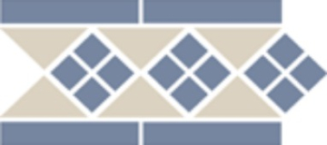 Керамогранит Border LISBON with 1 strip (Tr.16 Dots 11 Strips 11) 28х15 Top Cer