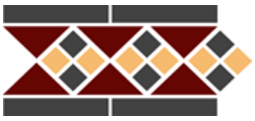 Керамогранит Border LISBON with 1 strip (Tr.20 Dots 14+21 Strips 14) 28х15 Top Cer