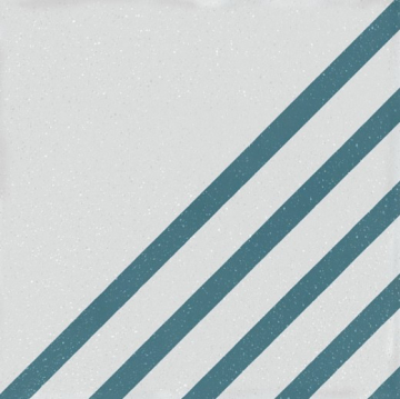 Керамогранит Boreal Dash Decor White Blue 18.5x18.5 WOW